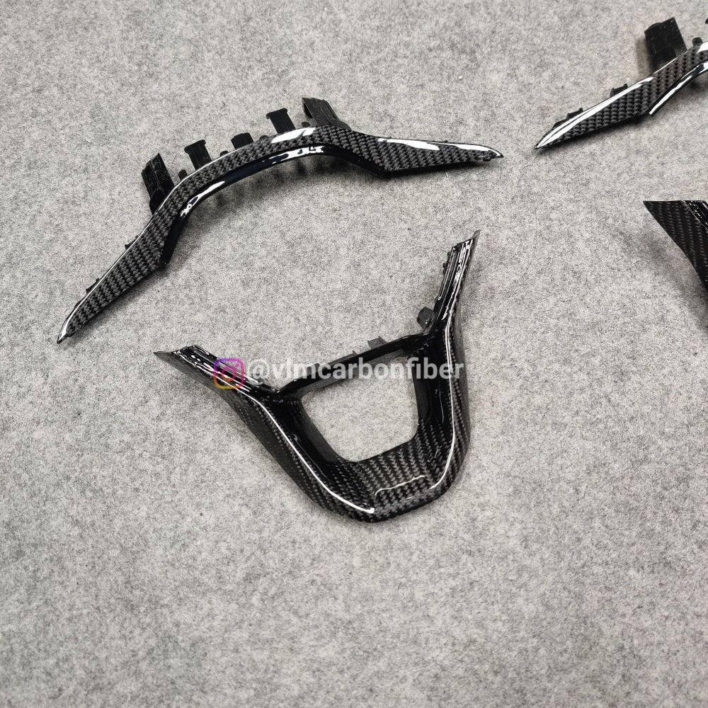Private Custom Carbon Fiber Steering Wheel Trim Cover For Seat Cupra Ateca MK4 2023 Formentor Sport FR IBIZA