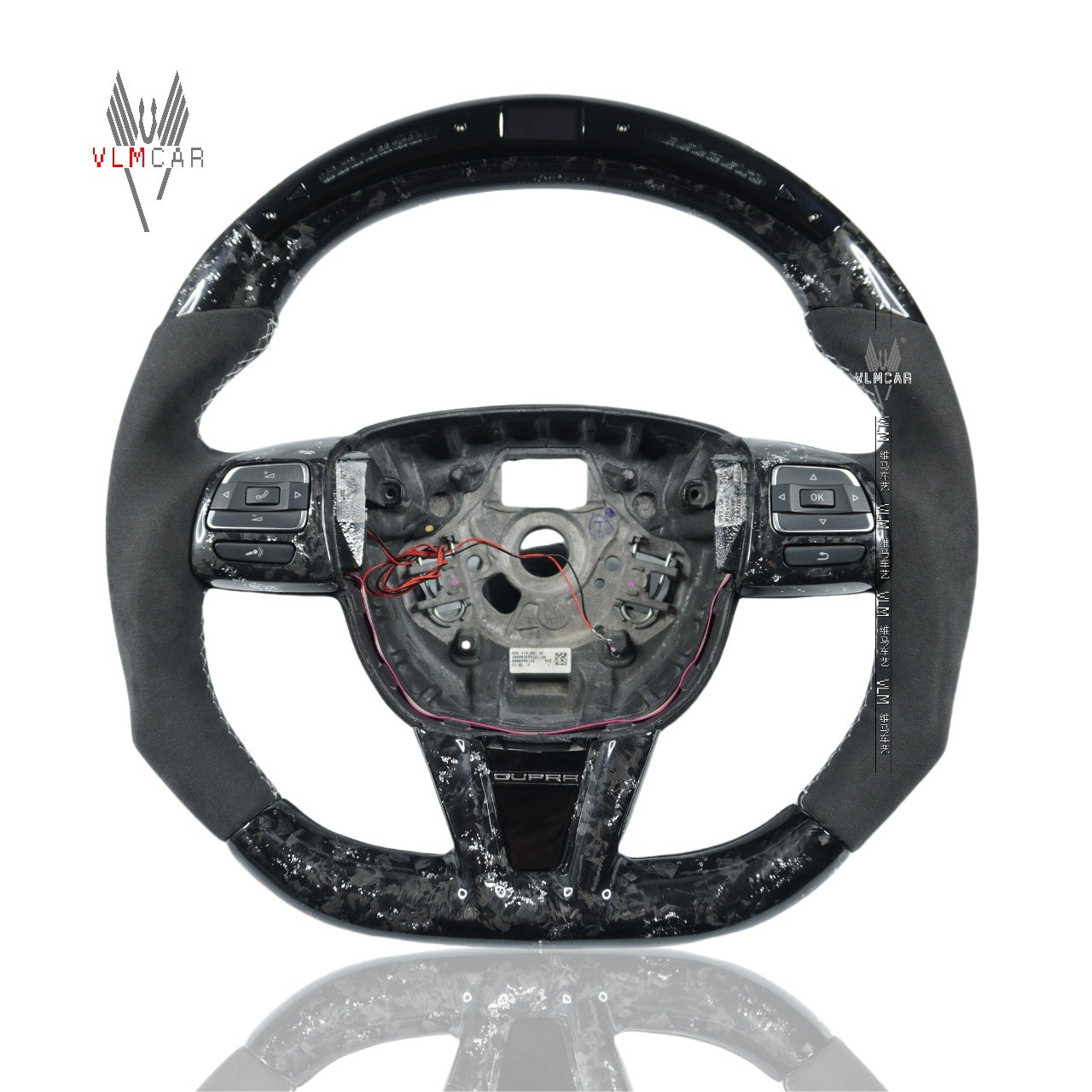 Private Custom Carbon Fiber Steering Wheel For Seat Leon FR 2012 Cupra Ibiza
