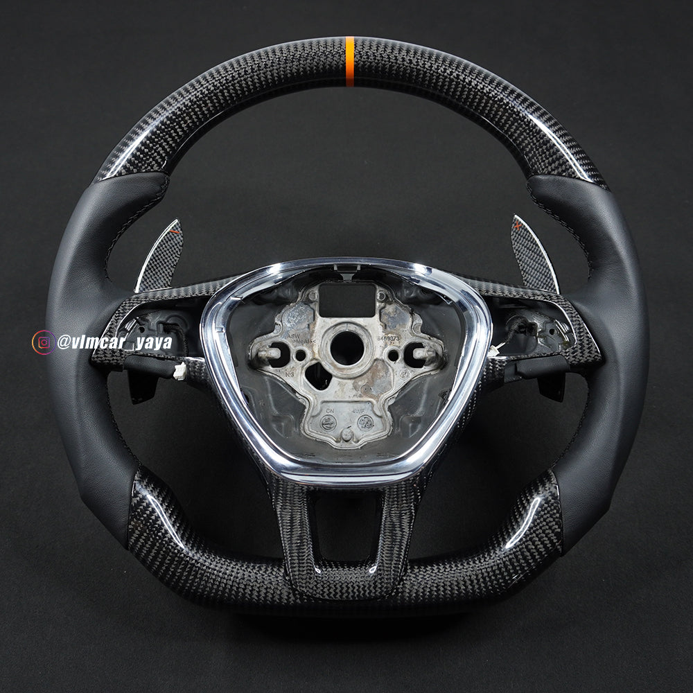 Private Custom Carbon Fiber Steering Wheel For Volkswagen Golf MK7 Tiguan Jetta Passat VW