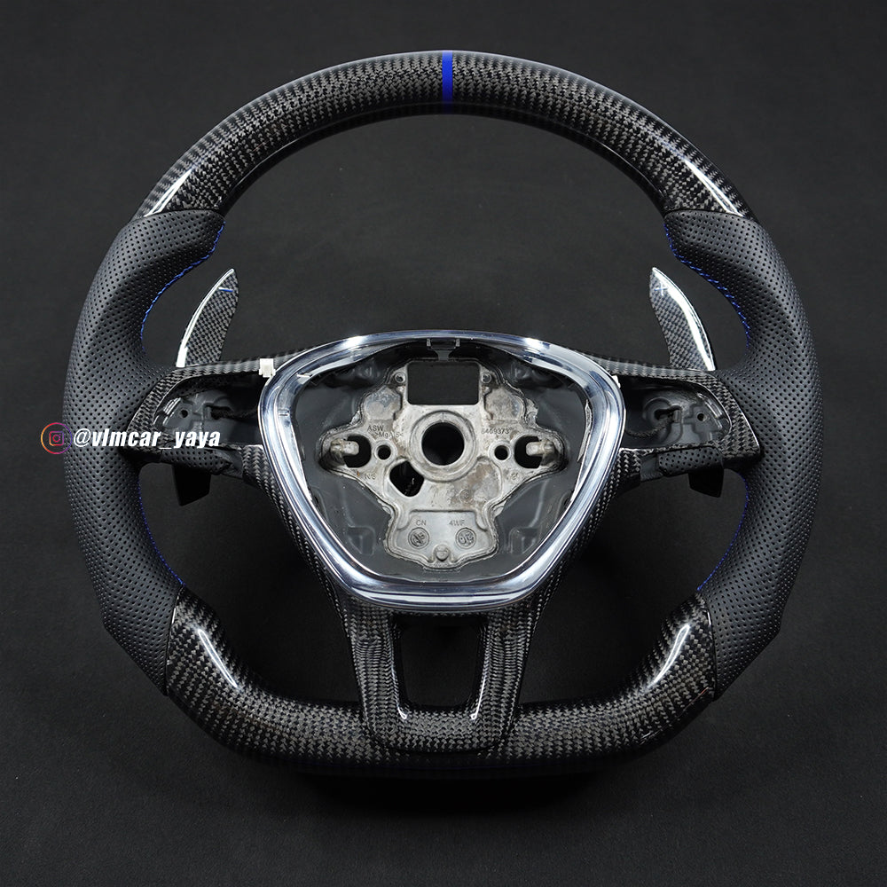 Private Custom Carbon Fiber Steering Wheel For Volkswagen Golf MK7 Tiguan Jetta Passat VW