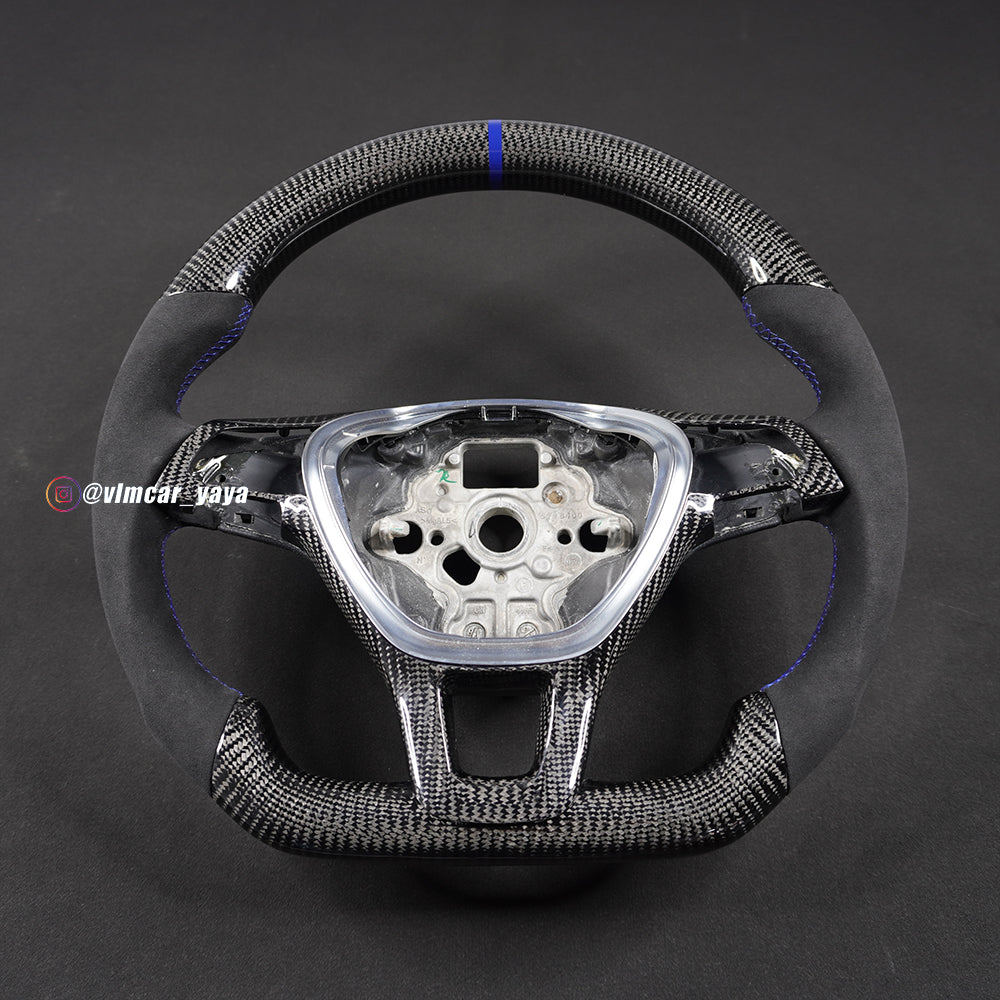Private Custom Carbon Fiber Steering Wheel For Volkswagen Golf MK7 Tiguan Jetta Passat VW