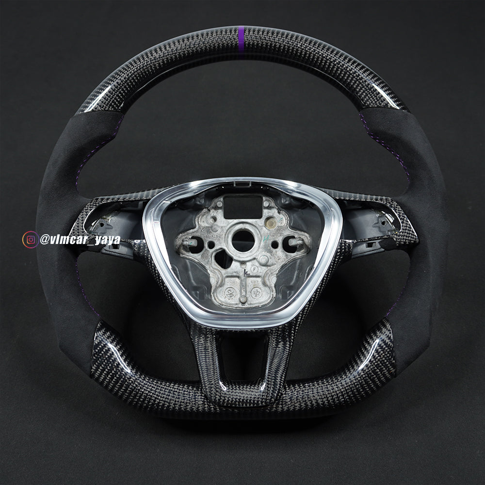 Private Custom Carbon Fiber Steering Wheel For Volkswagen Golf MK7 Tiguan Jetta Passat VW