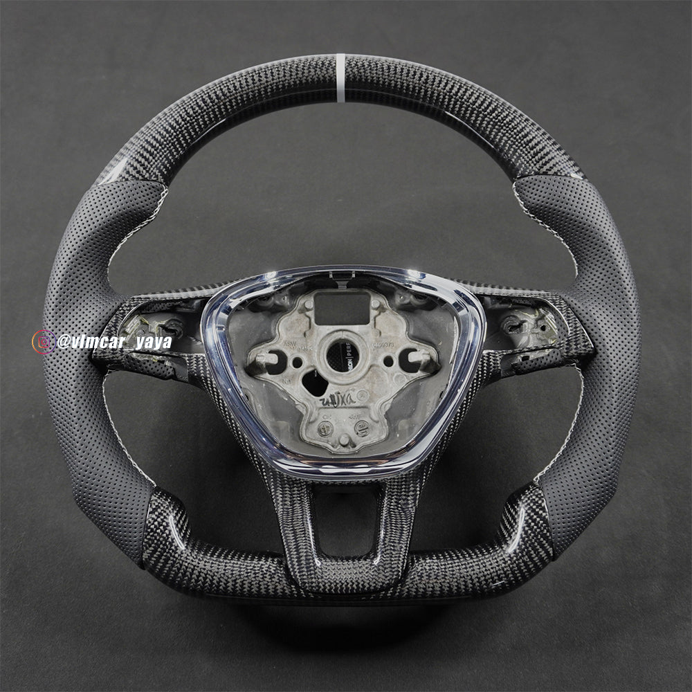 Private Custom Carbon Fiber Steering Wheel For Volkswagen Golf MK7 Tiguan Jetta Passat VW