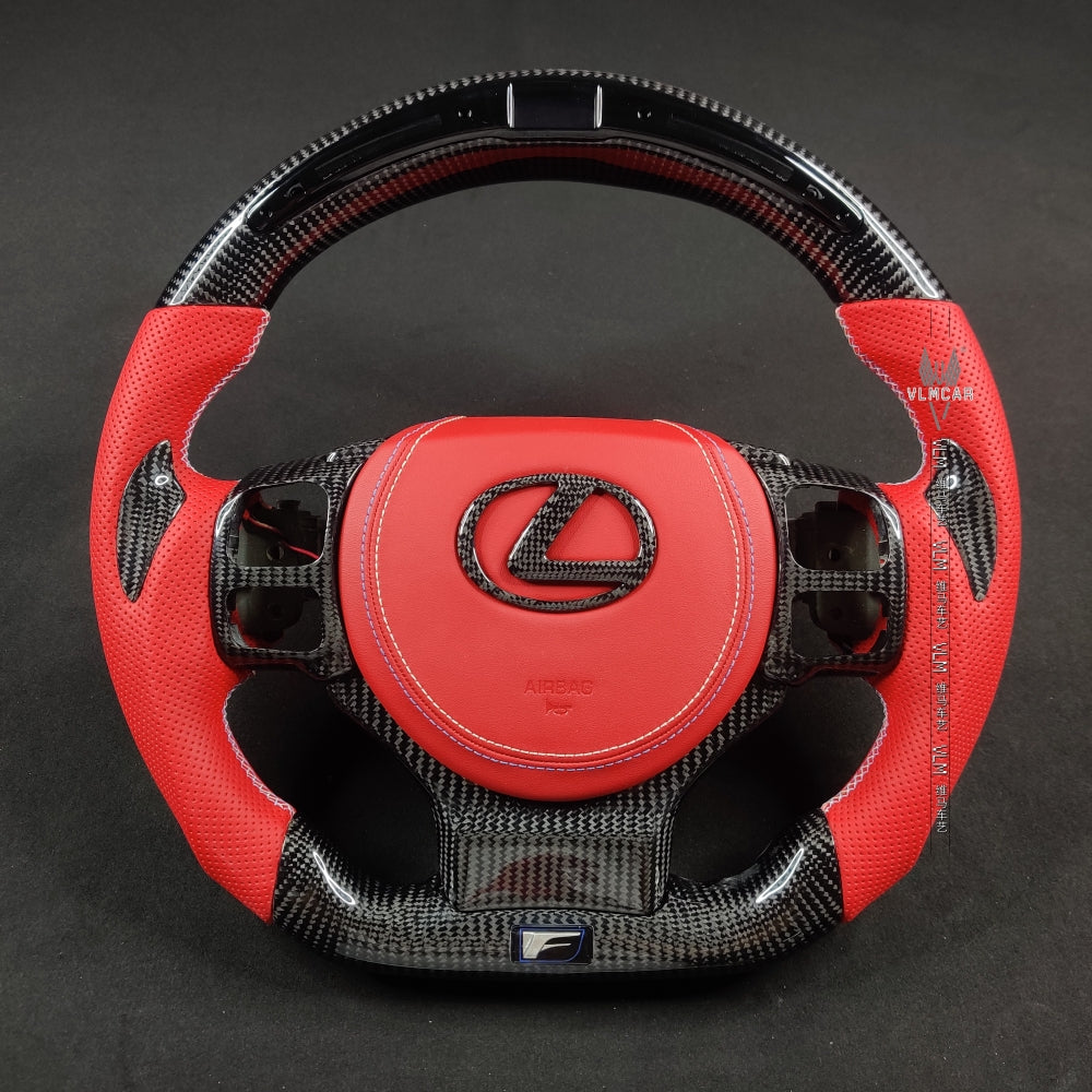 Private Custom Carbon Fiber Steering Wheel For Lexus IS / ISF / RC / RCF / GSF