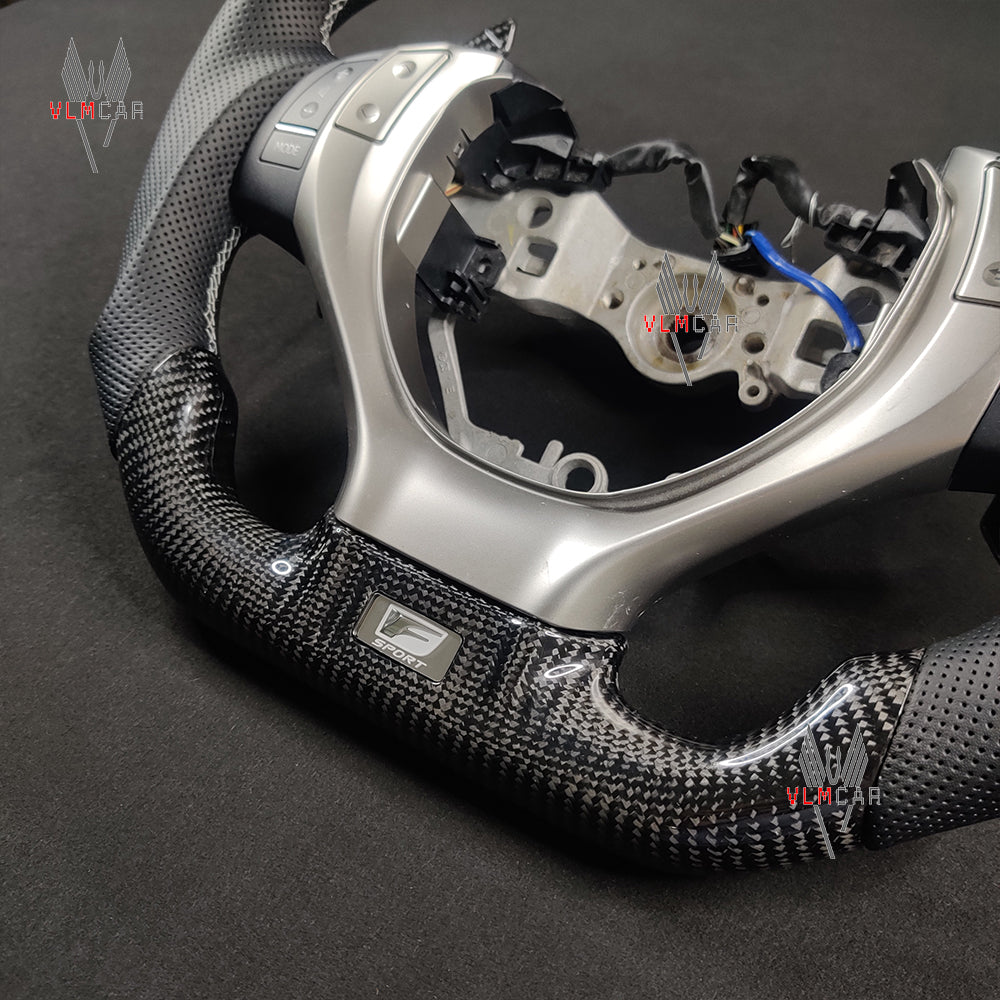Private Custom Carbon Fiber Steering Wheel For Lexus GS / GS250 / GS350 / GS300 / GS400 / GS430 /  GS450