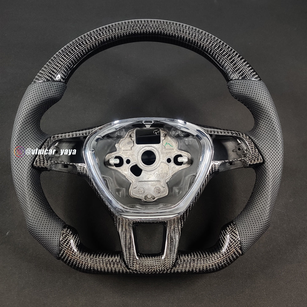 Private Custom Carbon Fiber Steering Wheel For Volkswagen Golf MK7 Tiguan Jetta Passat VW