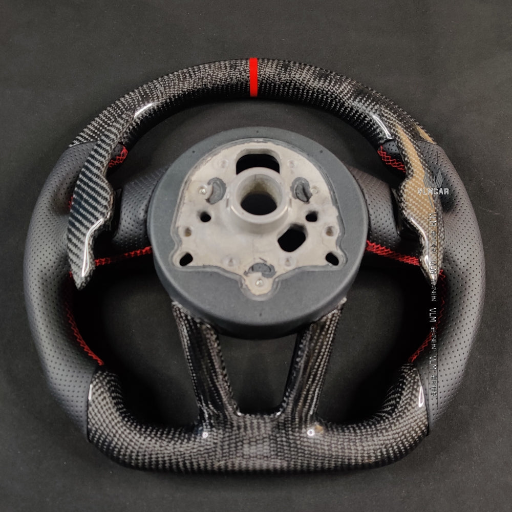 Private Custom Carbon Fiber Steering Wheel For Audi S3 S4 S5 RS3 RS4 RS7 A4 A5