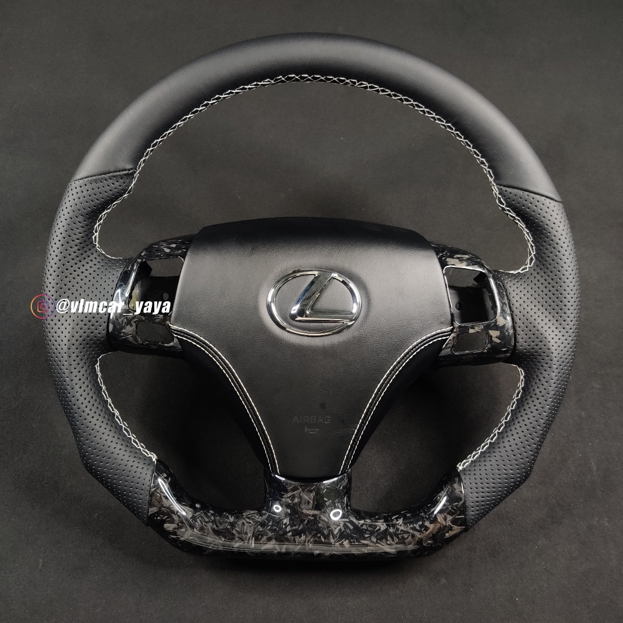Private Custom Carbon Fiber Steering Wheel For Lexus GS / GS250 / GS350 / GS300 / GS450