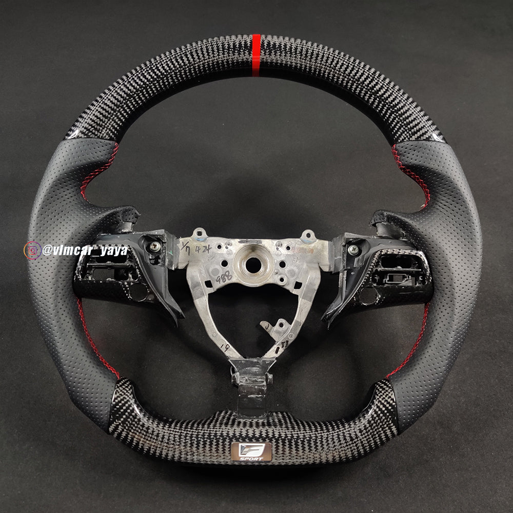 Private Custom Carbon Fiber Steering Wheel For Lexus GS / GS250 / GS350 / GS300 / GS400 / GS430 /  GS450