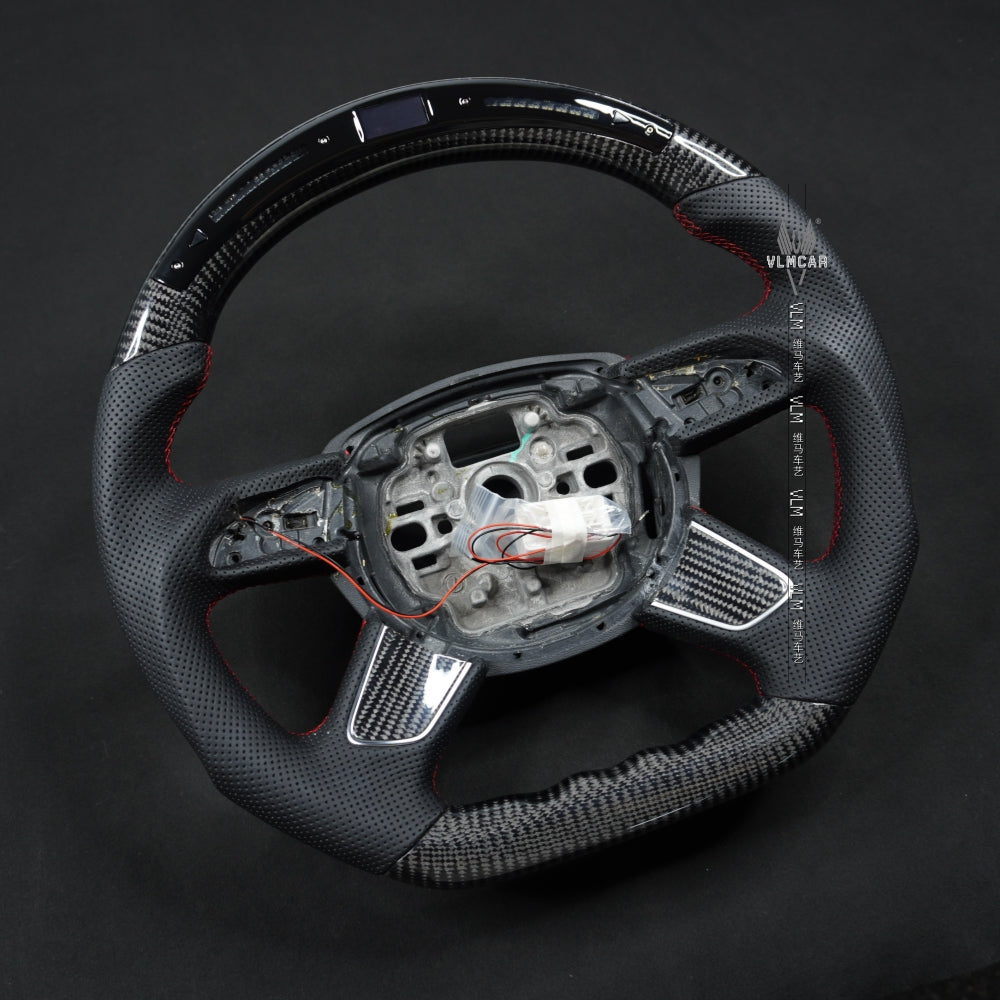 Private Custom Carbon Fiber Steering Wheel For Audi A4 A6 A7 Q7