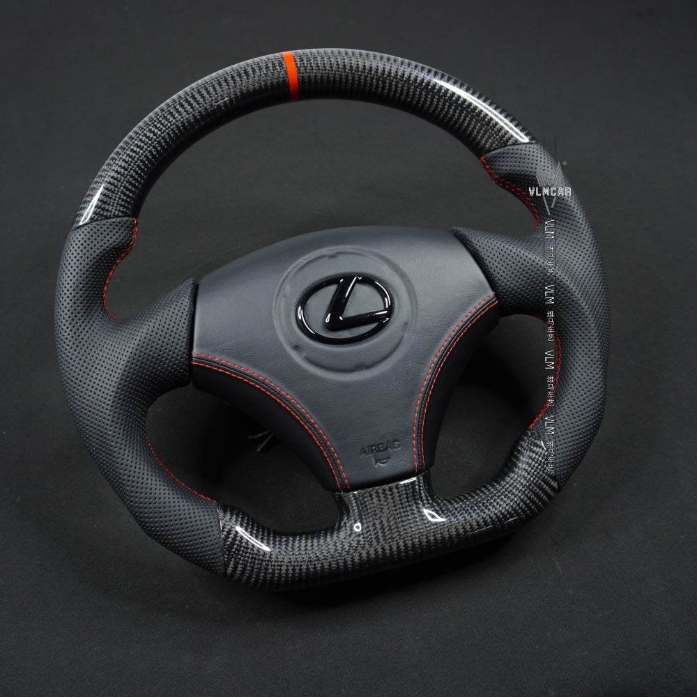Private Custom Carbon Fiber Steering Wheel For Lexus GS / GS250 / GS350 / GS300 / GS400 / GS430 /  GS450