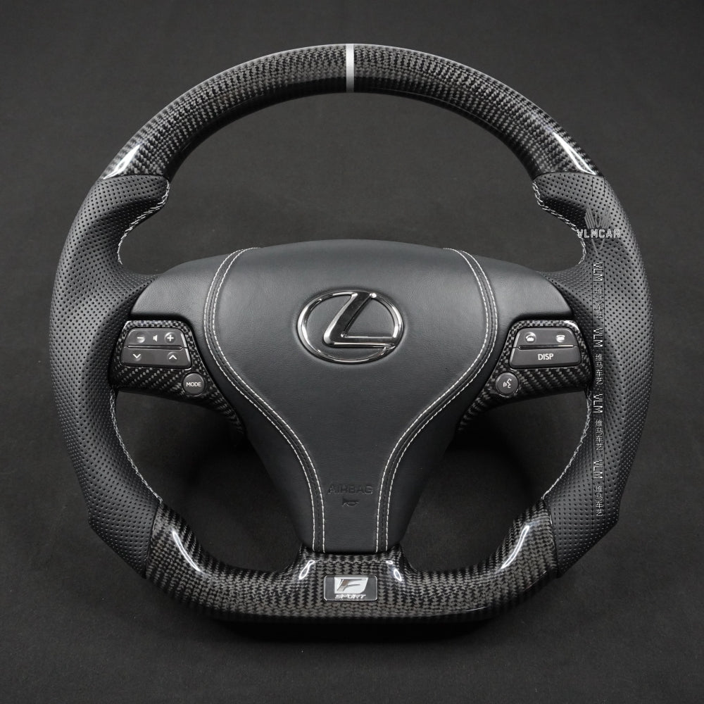 Private Custom Carbon Fiber Steering Wheel For Lexus GS / GS250 / GS350 / GS300 / GS400 / GS430 /  GS450