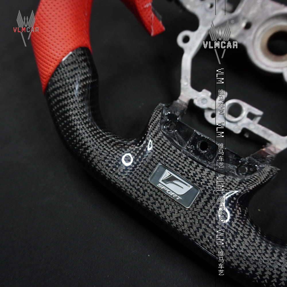Private Custom Carbon Fiber Steering Wheel For Lexus ES / GS / LM / GX / ES / RX / LX