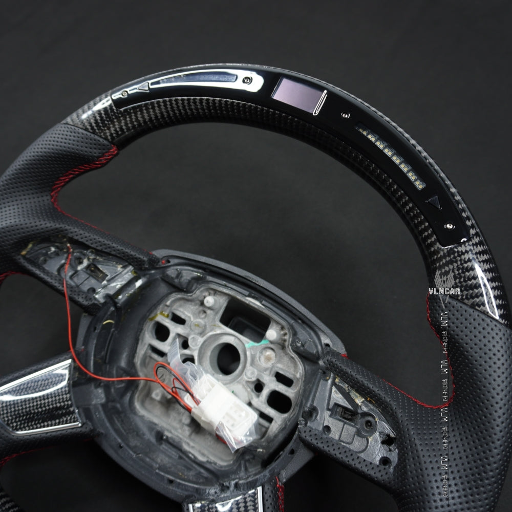 Private Custom Carbon Fiber Steering Wheel For Audi A4 A6 A7 Q7