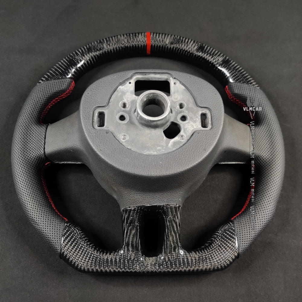 Private Custom Carbon Fiber Steering Wheel For Volkswagen Normal MK6 Golf6 VW
