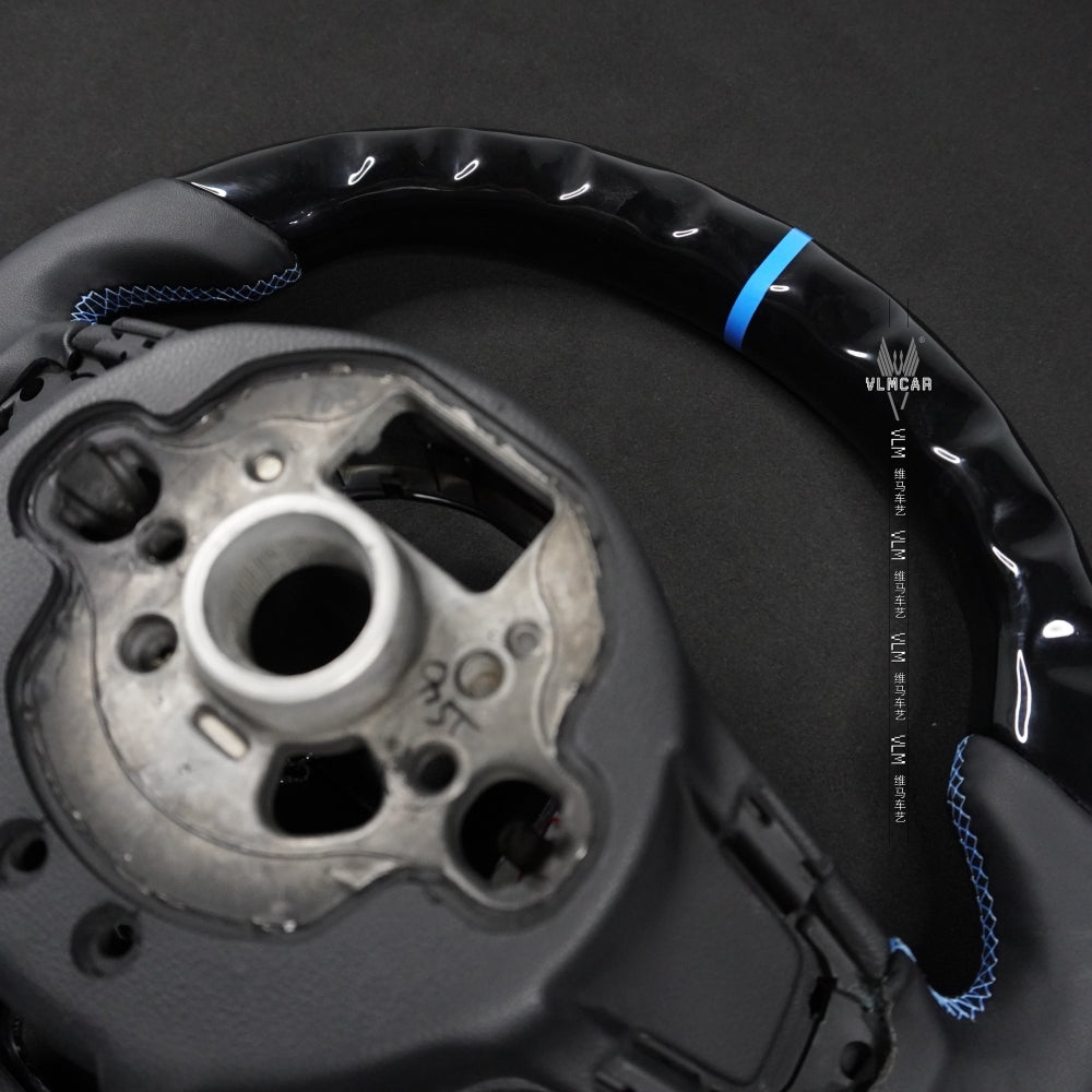Private Custom Carbon Fiber Steering Wheel For Volkswagen Golf7 MK7R GTI VW