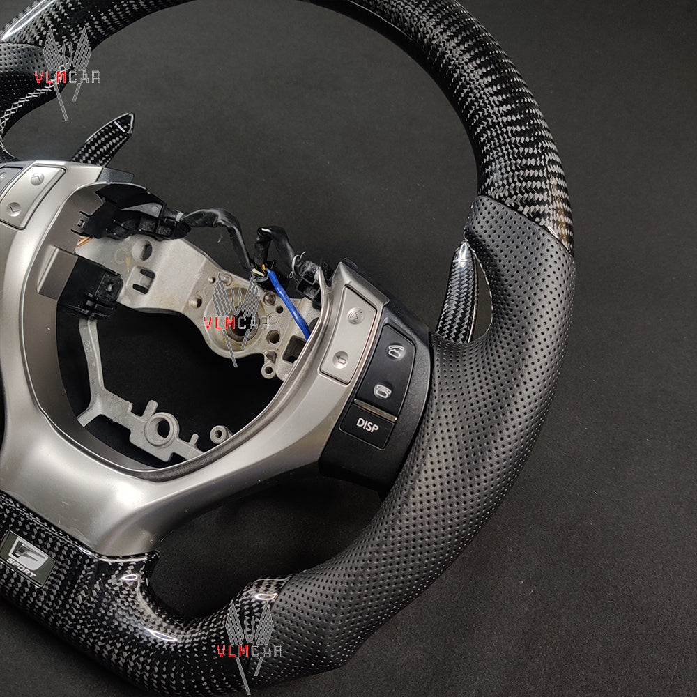Private Custom Carbon Fiber Steering Wheel For Lexus GS / GS250 / GS350 / GS300 / GS400 / GS430 /  GS450