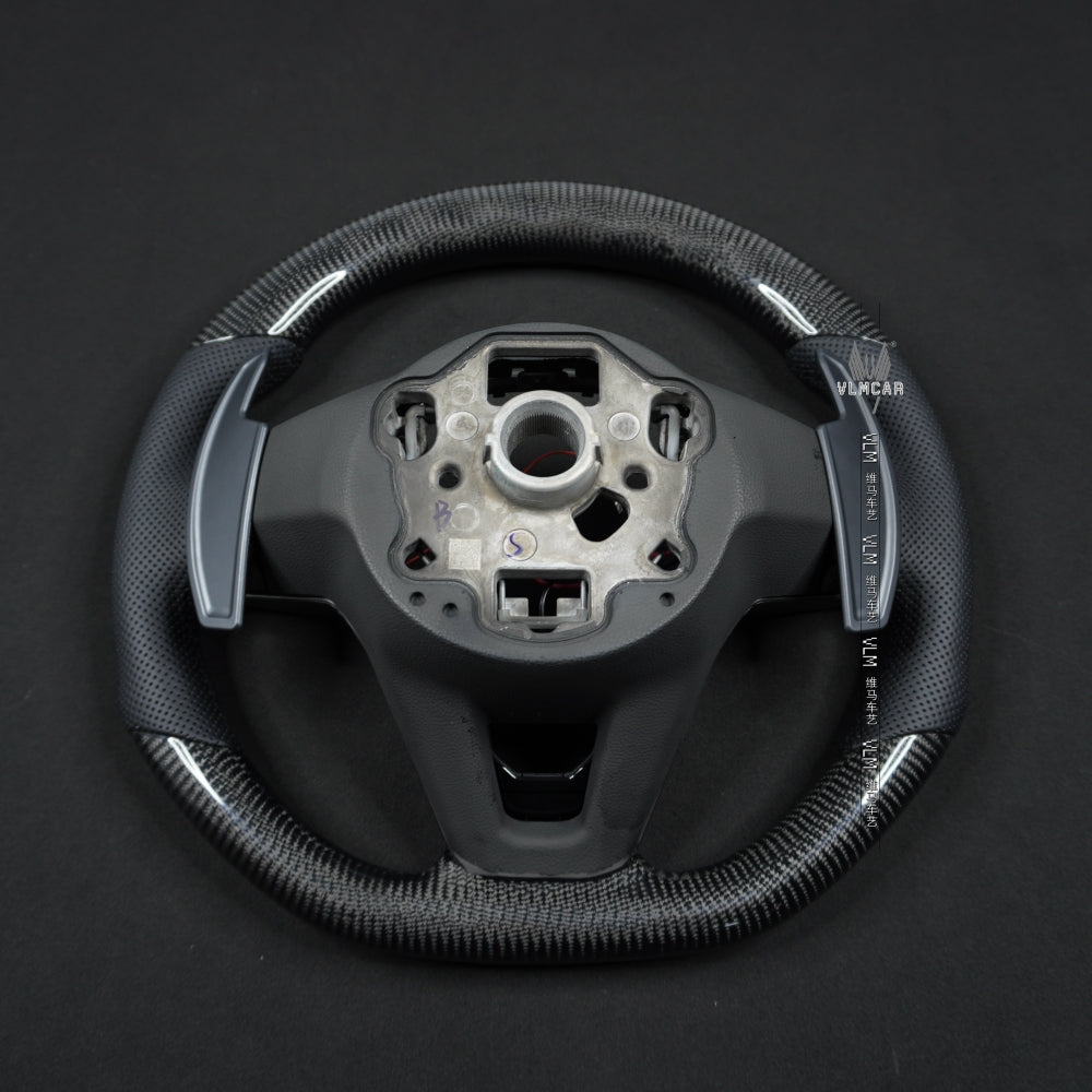Private Custom Carbon Fiber Steering Wheel For Volkswagen Golf8 MK8 R GTI Tiguan VW Jetta