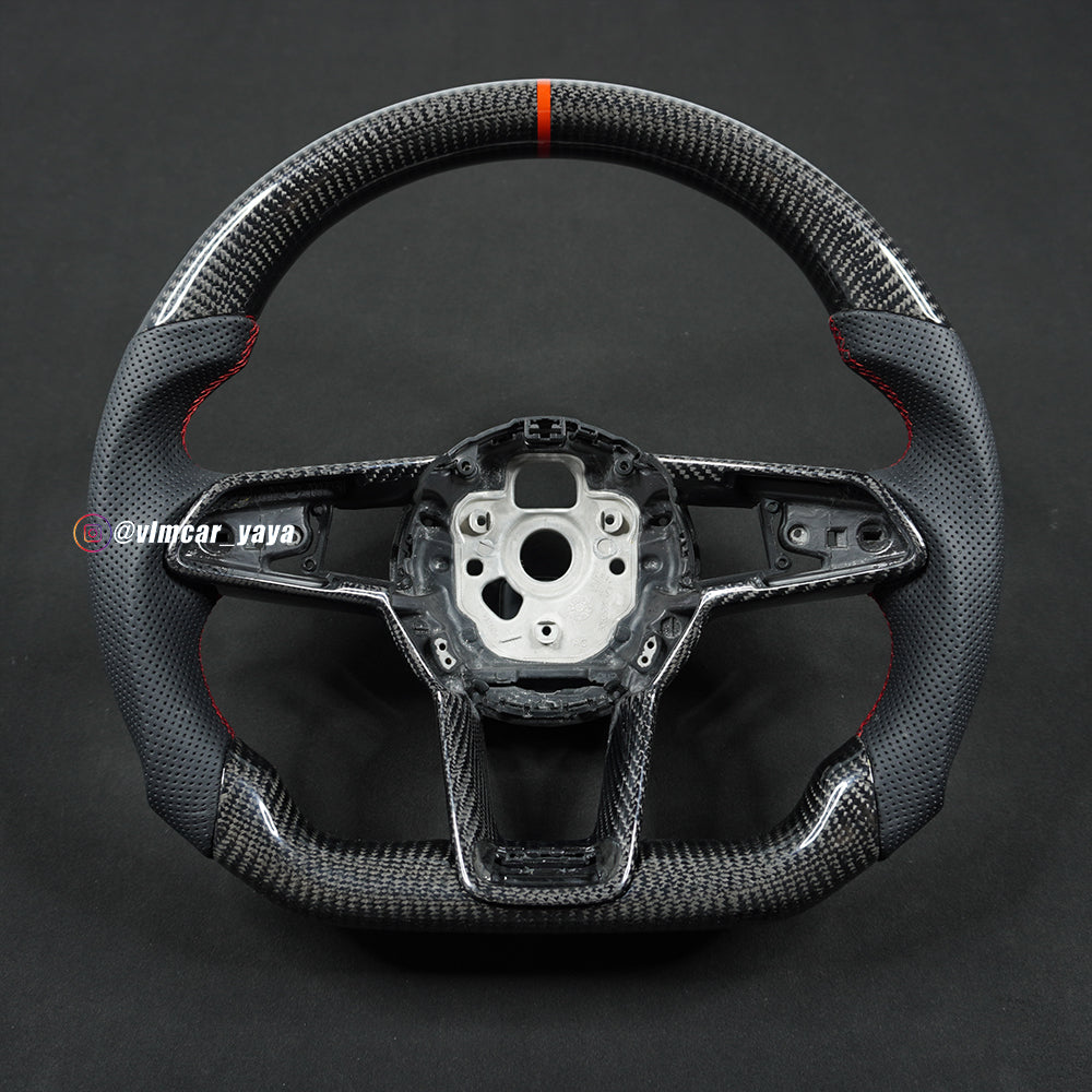 Private Custom Carbon Fiber Steering Wheel For Audi TT R8 A3 S3 8P RS3 RS6