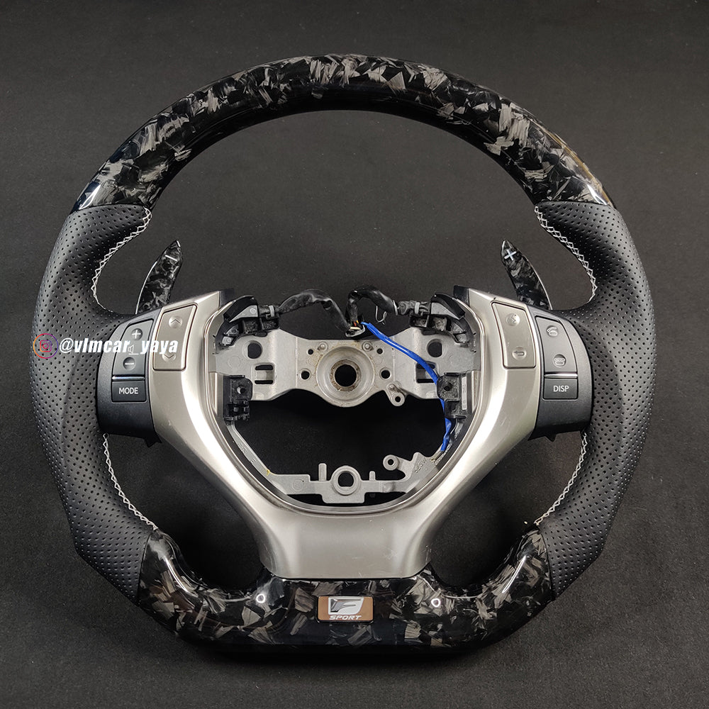 Private Custom Carbon Fiber Steering Wheel For Lexus GS / GS250 / GS350 / GS300 / GS400 / GS430 /  GS450