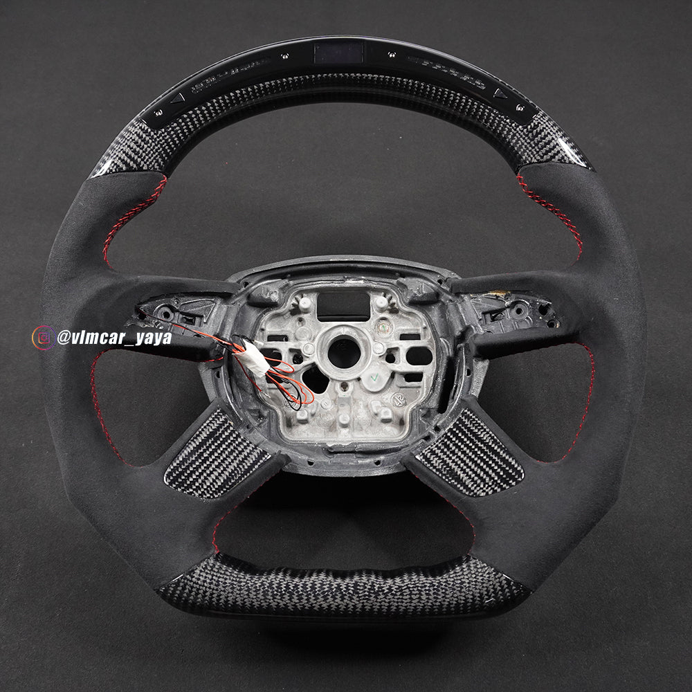 Private Custom Carbon Fiber Steering Wheel For Audi A4 A6 A7 Q7