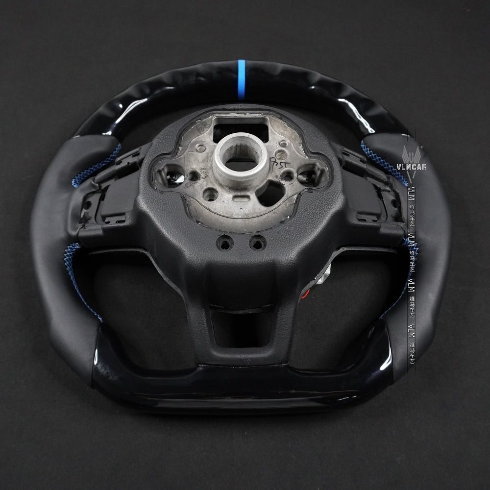 Private Custom Carbon Fiber Steering Wheel For Volkswagen Golf7 MK7R GTI VW