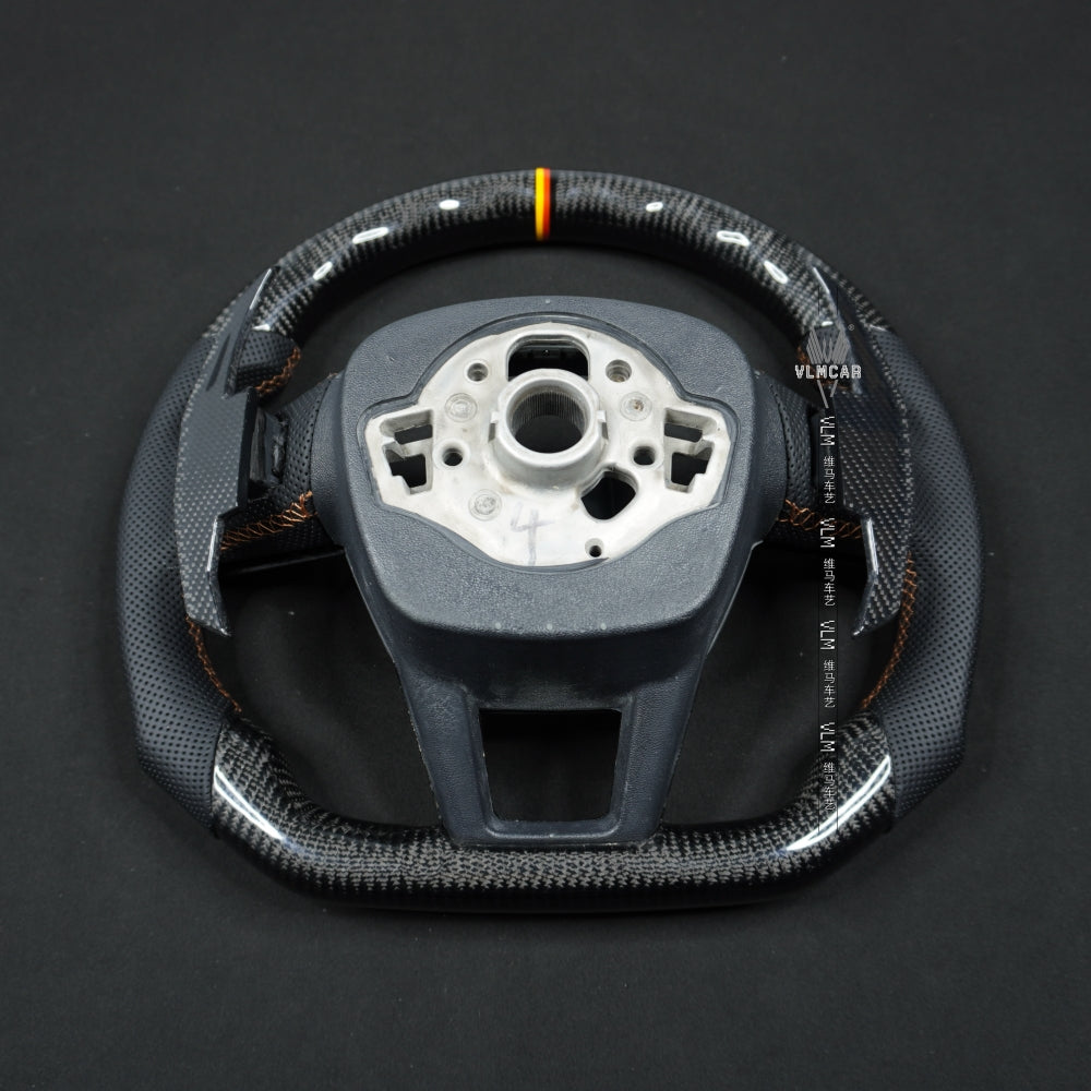 Private Custom Carbon Fiber Steering Wheel For Audi A6 A7 C8 New Style