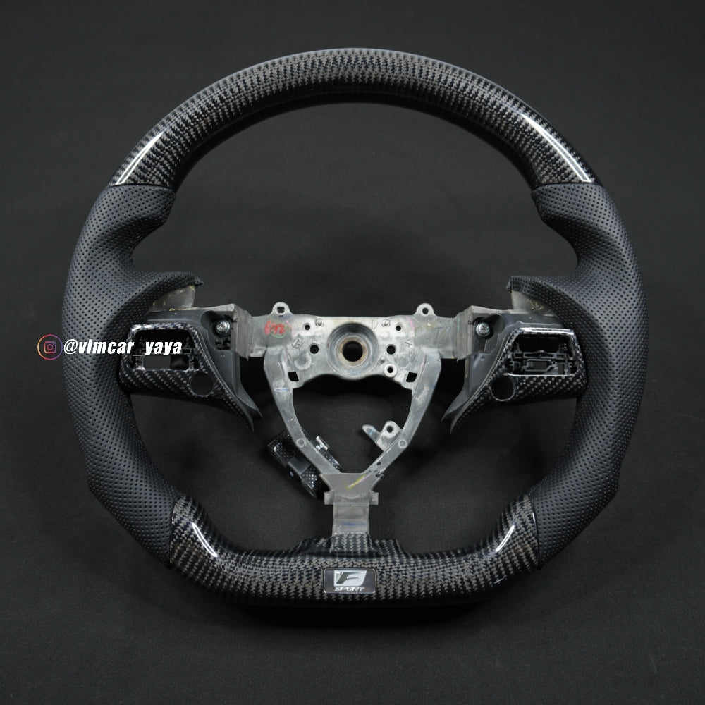Private Custom Carbon Fiber Steering Wheel For Lexus GS / GS250 / GS350 / GS300 / GS400 / GS430 /  GS450