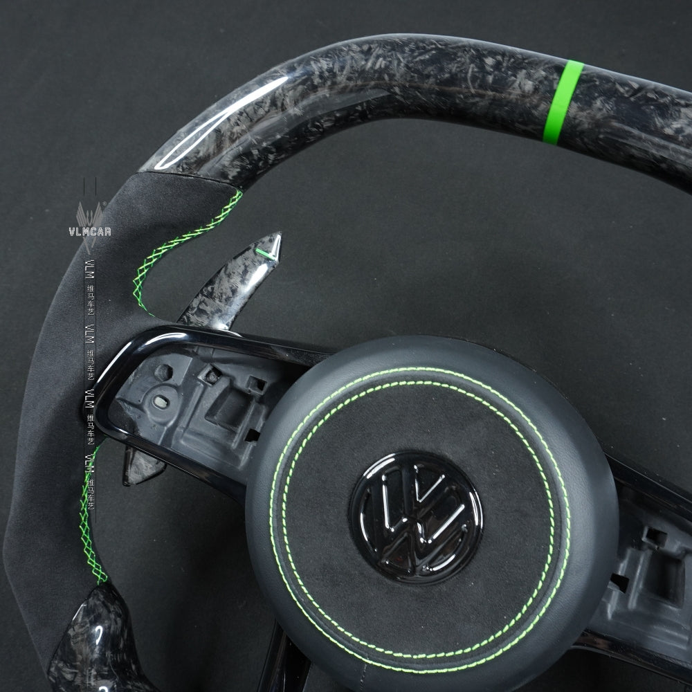 Private Custom Carbon Fiber Steering Wheel For Volkswagen Golf7 MK7 R GTI VW