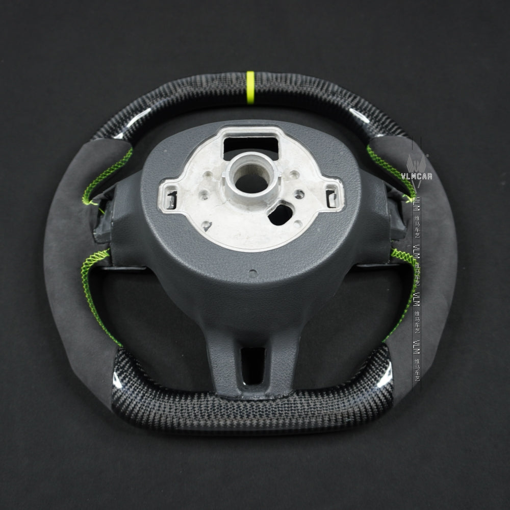 Private Custom Carbon Fiber Steering Wheel For Volkswagen Golf6 MK6 GTI Manual VW