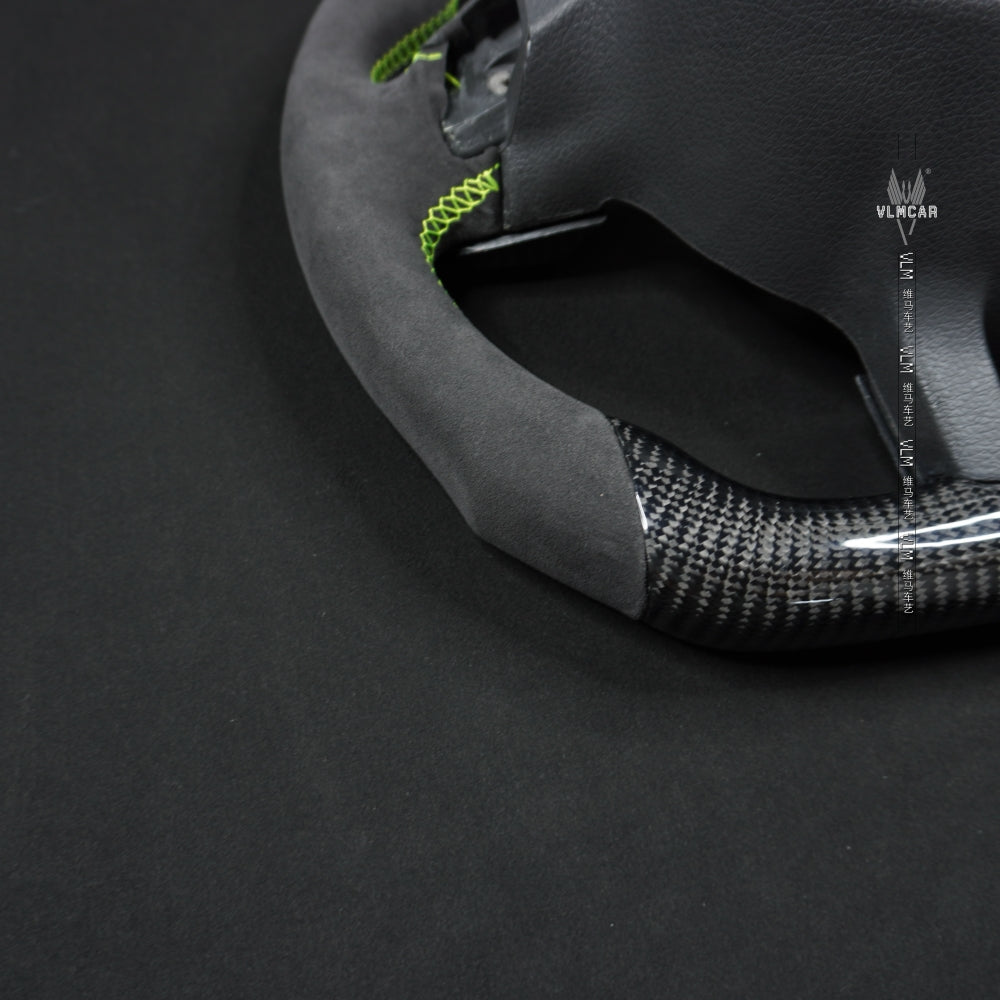 Private Custom Carbon Fiber Steering Wheel For Volkswagen Golf6 MK6 GTI Manual VW