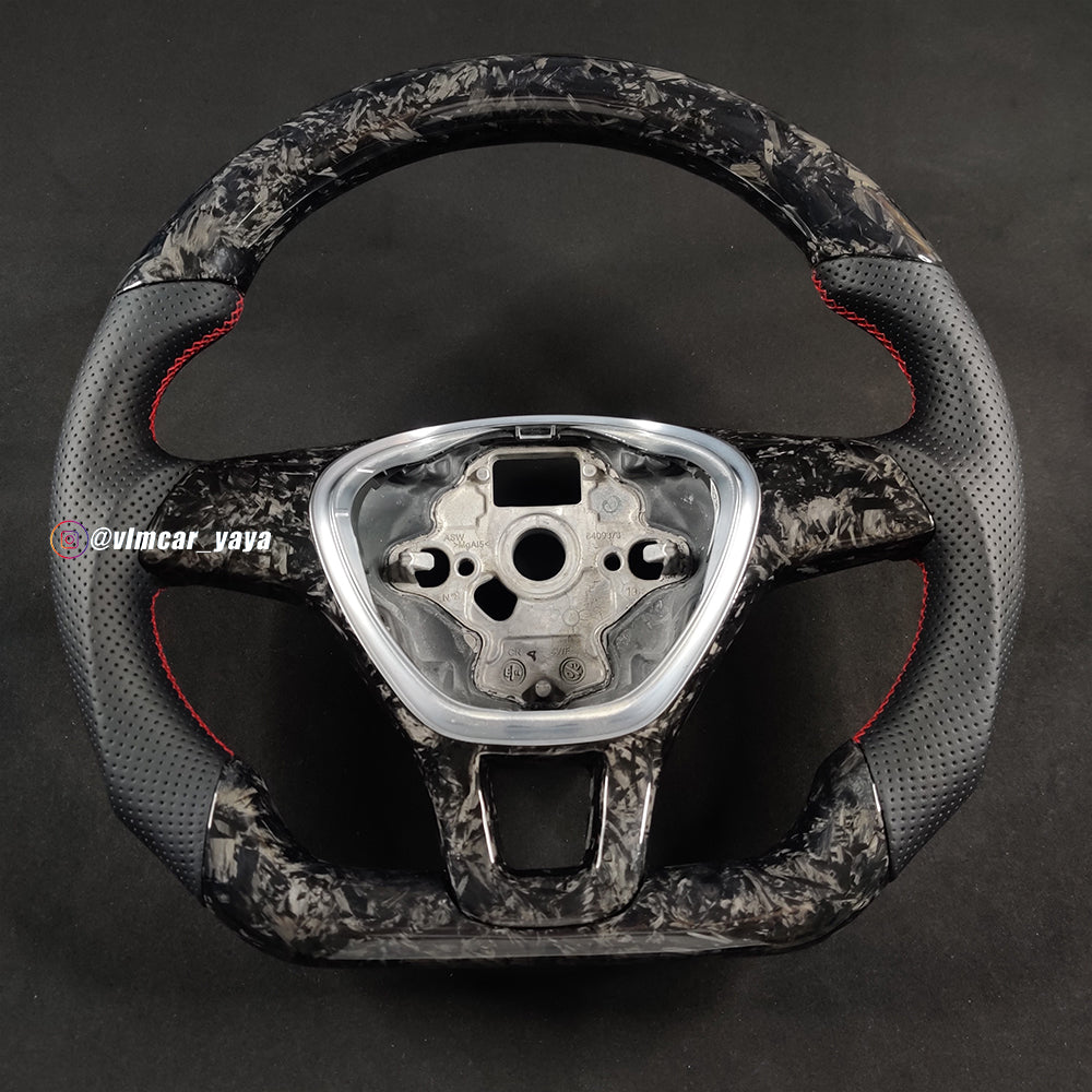 Private Custom Carbon Fiber Steering Wheel For Volkswagen Golf MK7 Tiguan Jetta Passat VW