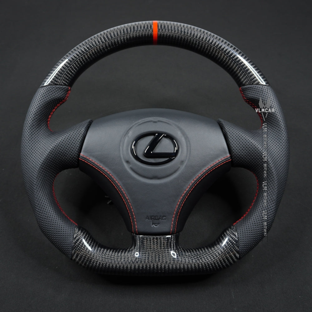Private Custom Carbon Fiber Steering Wheel For Lexus GS / GS250 / GS350 / GS300 / GS400 / GS430 /  GS450
