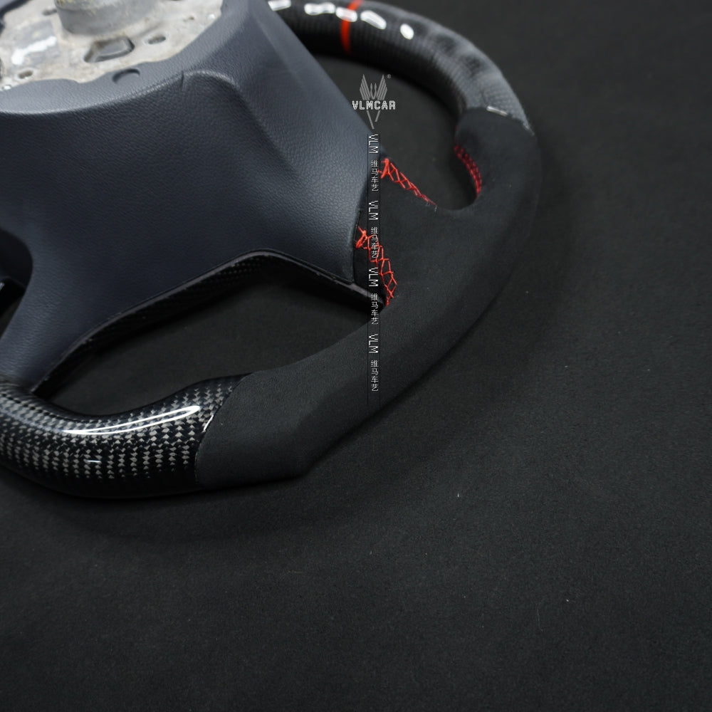 Private Custom Carbon Fiber Steering Wheel For Volkswagen Golf MK7 Tiguan Jetta Passat VW