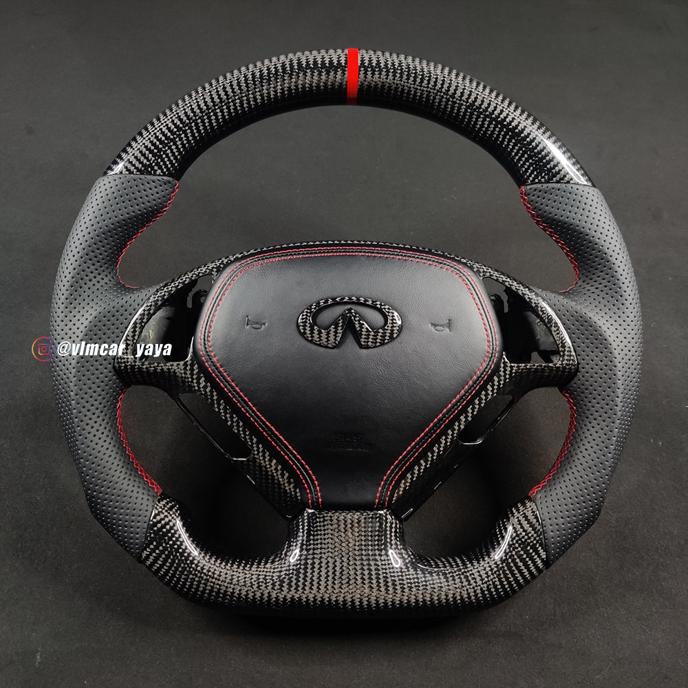 Private Custom Carbon Fiber Steering Wheel For Infiniti G37 G25