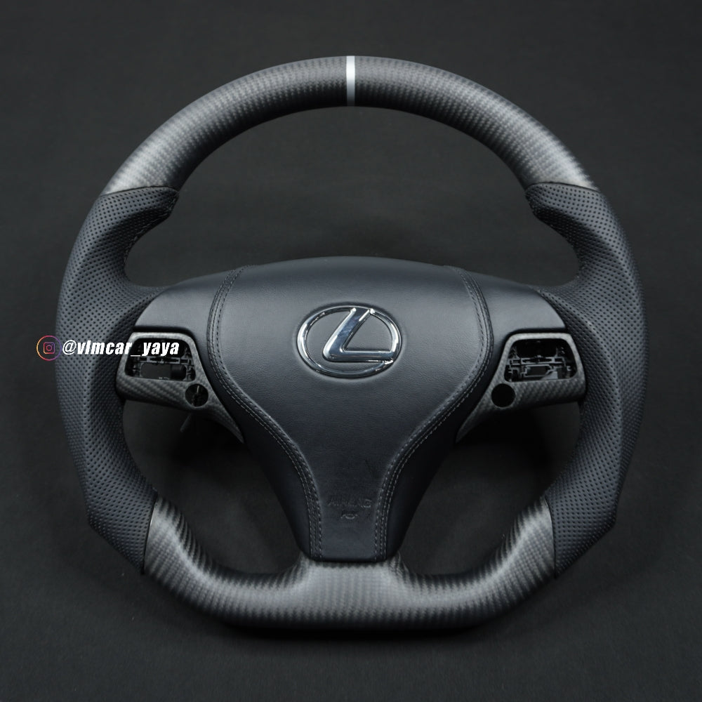Private Custom Carbon Fiber Steering Wheel For Lexus GS / GS250 / GS350 / GS300 / GS400 / GS430 /  GS450