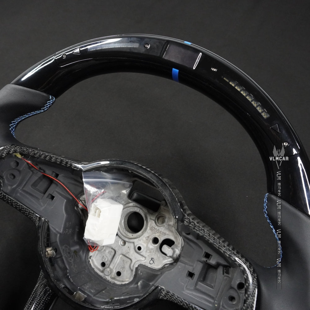 Private Custom Carbon Fiber Steering Wheel For Volkswagen Golf7 MK7R GTI VW