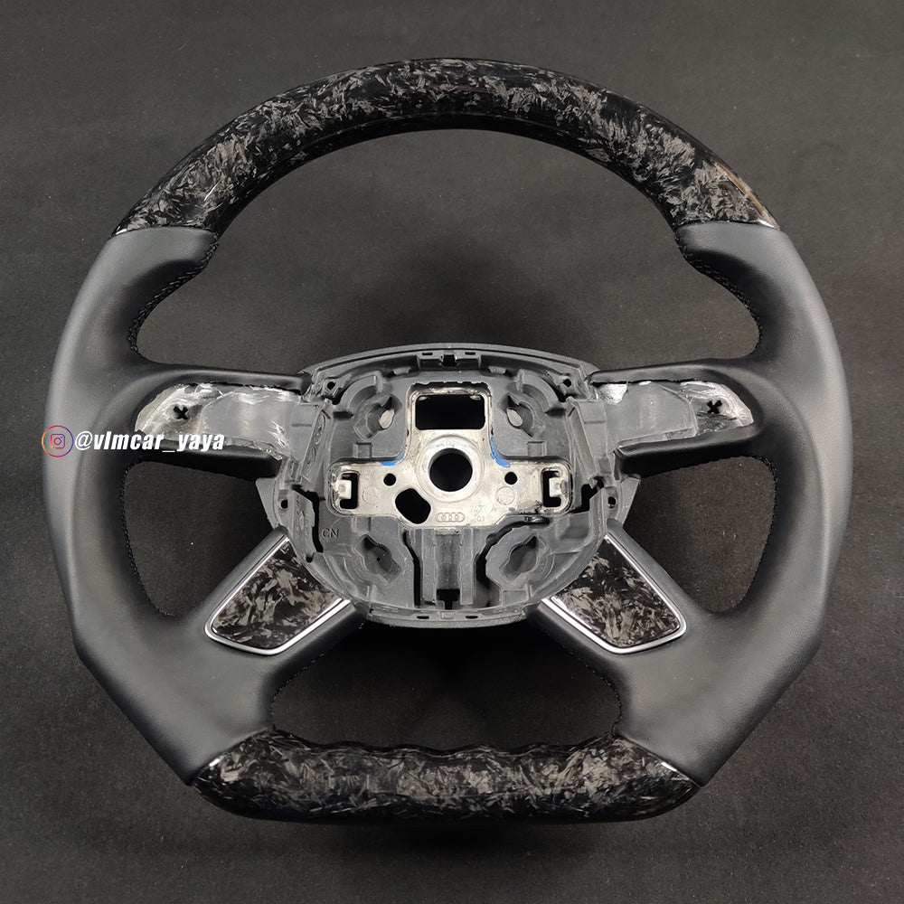 Private Custom Carbon Fiber Steering Wheel For Audi A4 A6 A7 Q7