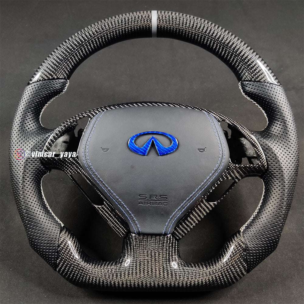 Private Custom Carbon Fiber Steering Wheel For Infiniti G37 G25