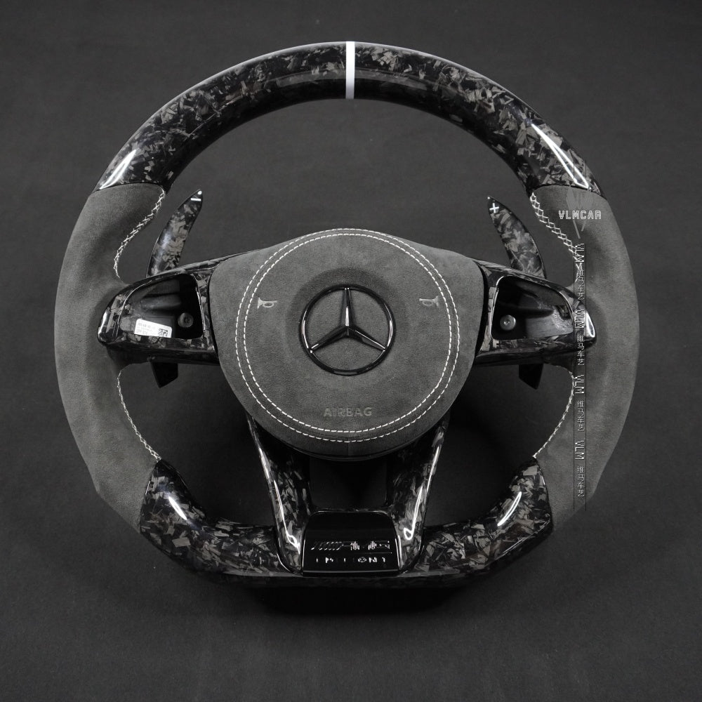 Private Custom Carbon Fiber Steering Wheel For Benz C-class CLA GLA W205 W117 W176