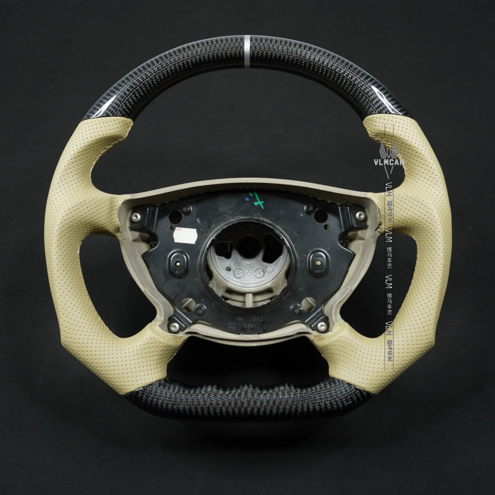 Private Custom Carbon Fiber Steering Wheel For Benz S-class E-Class Avangart W211 E320 E500 S63 Vito
