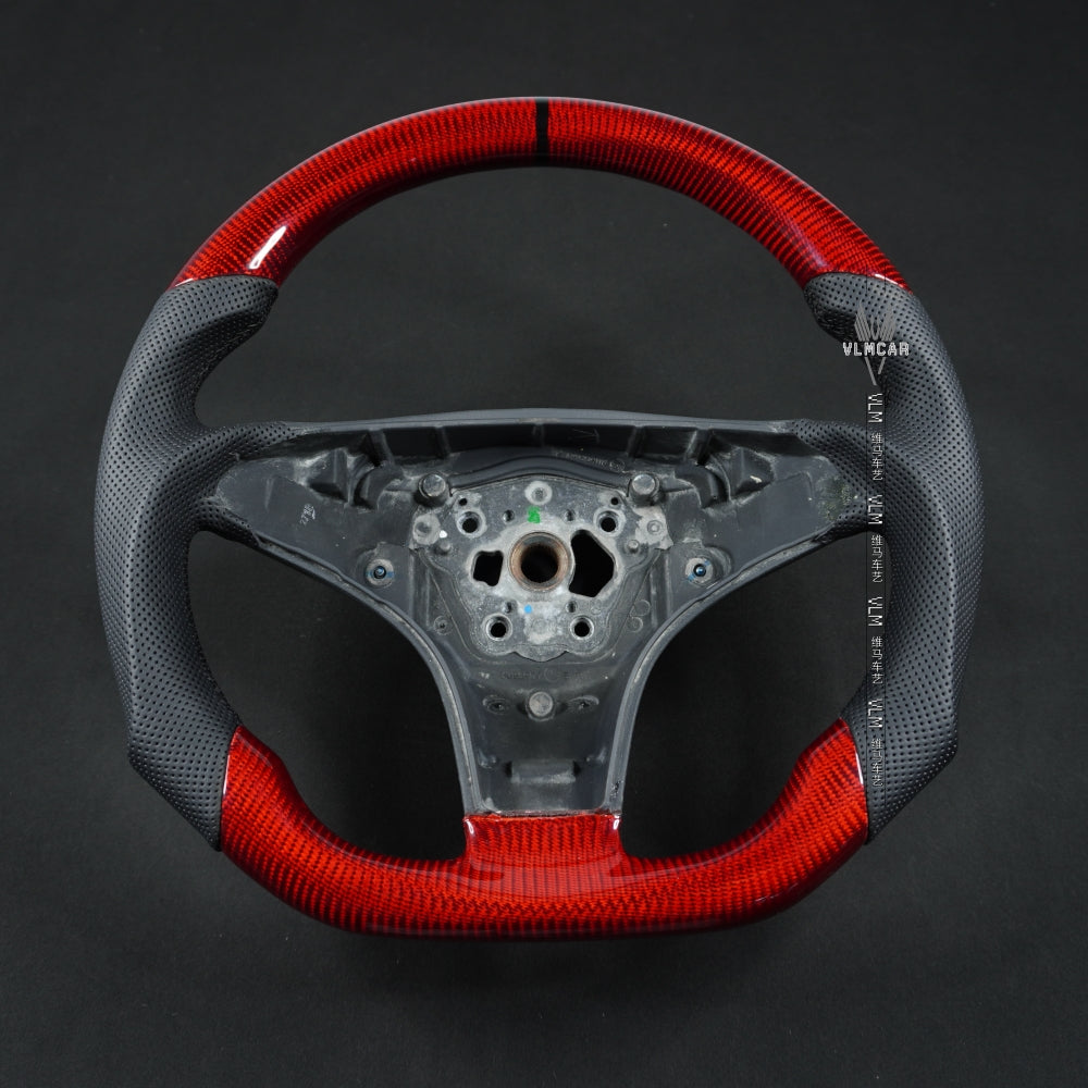Private Custom Carbon Fiber Steering Wheel For Mercedes Benz SLK R171
