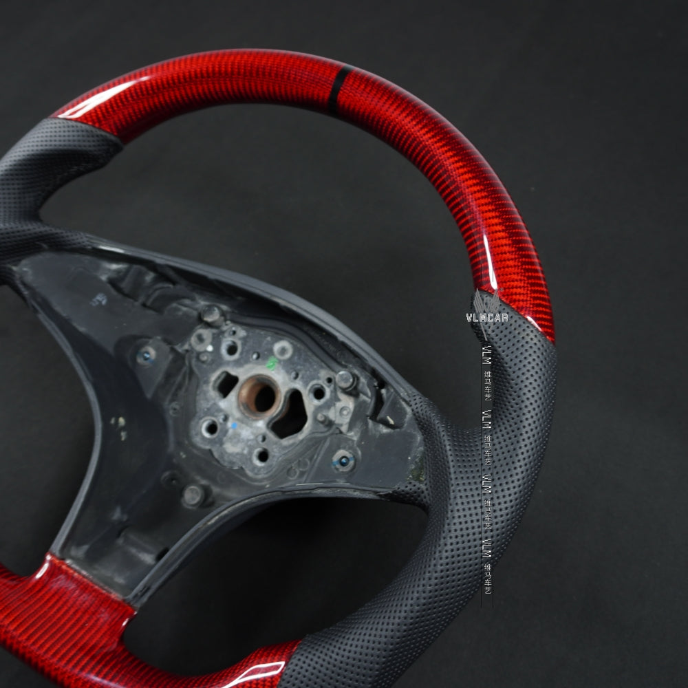 Private Custom Carbon Fiber Steering Wheel For Mercedes Benz SLK R171