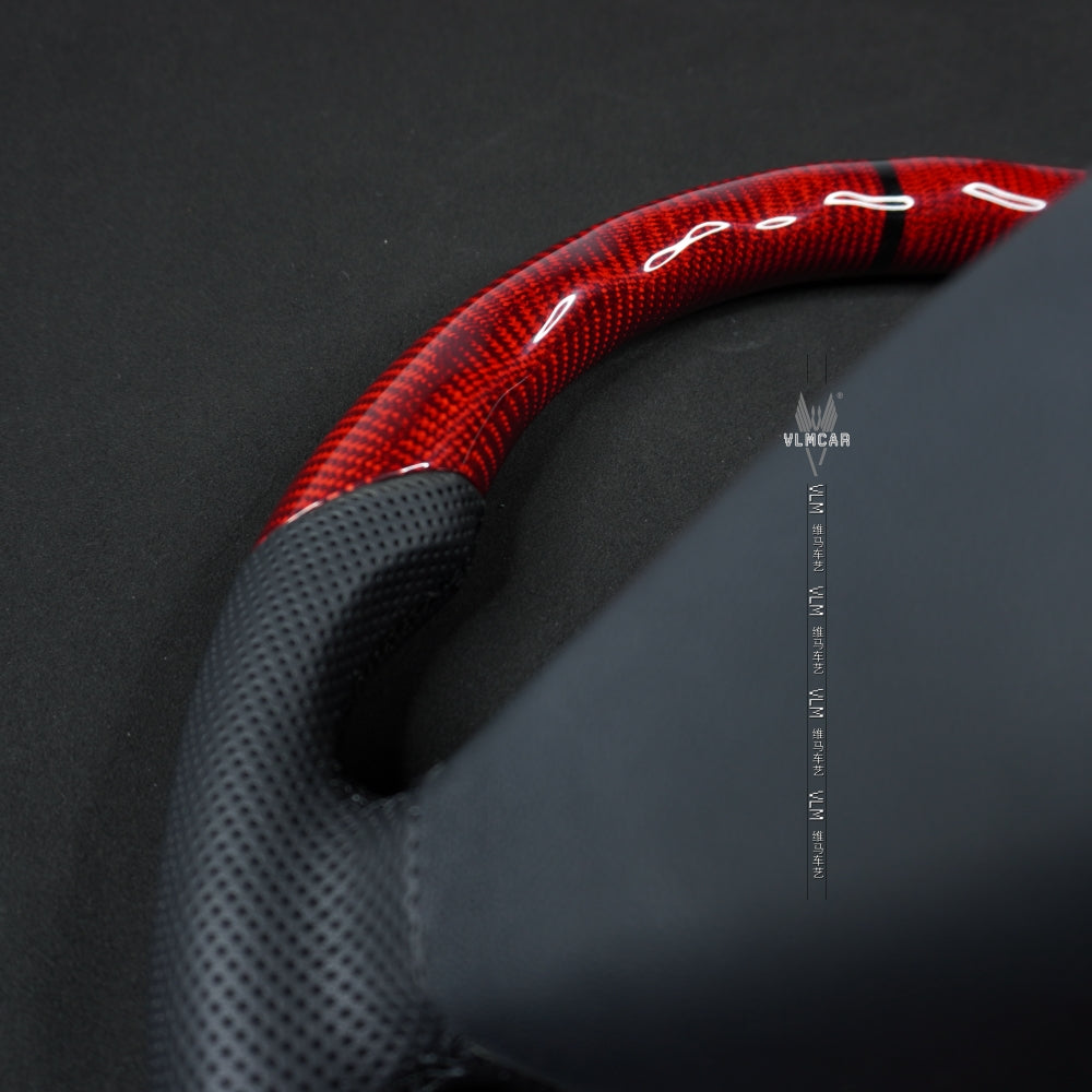 Private Custom Carbon Fiber Steering Wheel For Mercedes Benz SLK R171