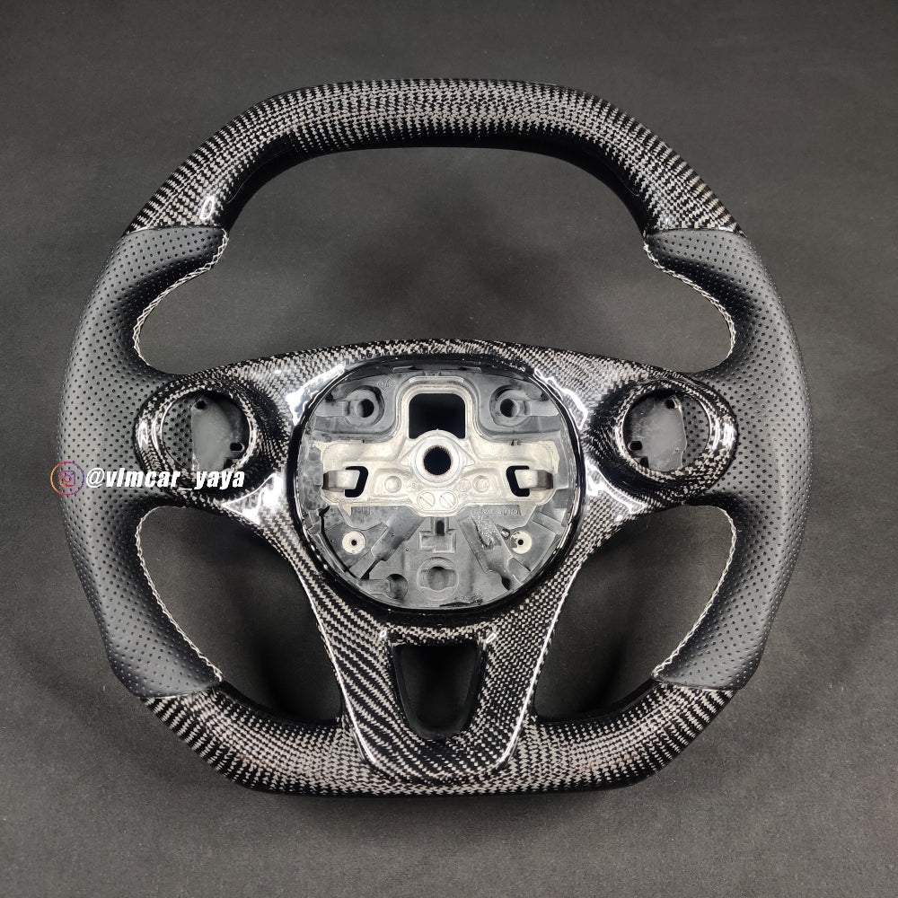 Private Custom Carbon Fiber Steering Wheel For Benz Smart 453