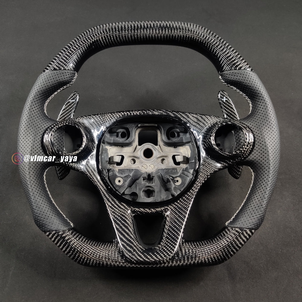 Private Custom Carbon Fiber Steering Wheel For Benz Smart 453
