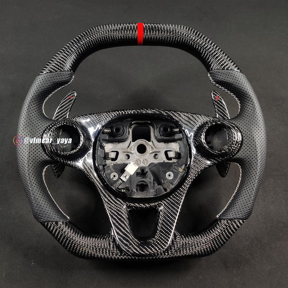 Private Custom Carbon Fiber Steering Wheel For Benz Smart 453