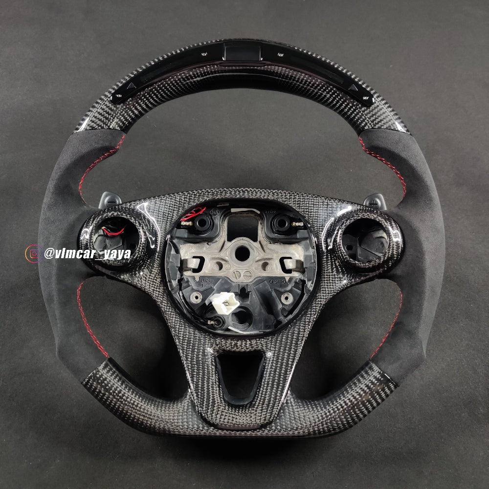 Private Custom Carbon Fiber Steering Wheel For Benz Smart 453
