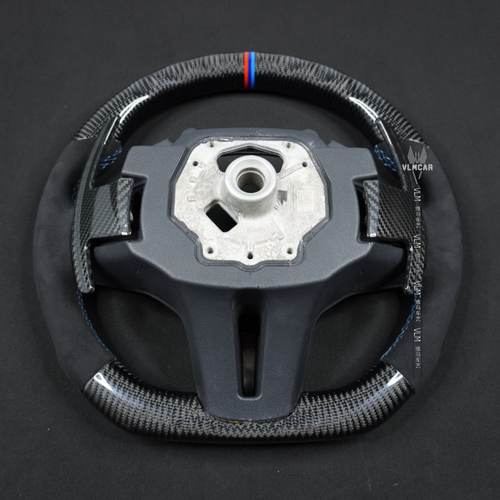 Private Custom Carbon Fiber Steering Wheel For BMW 3 5 8 Series X5 X6 G20 G30 G05
