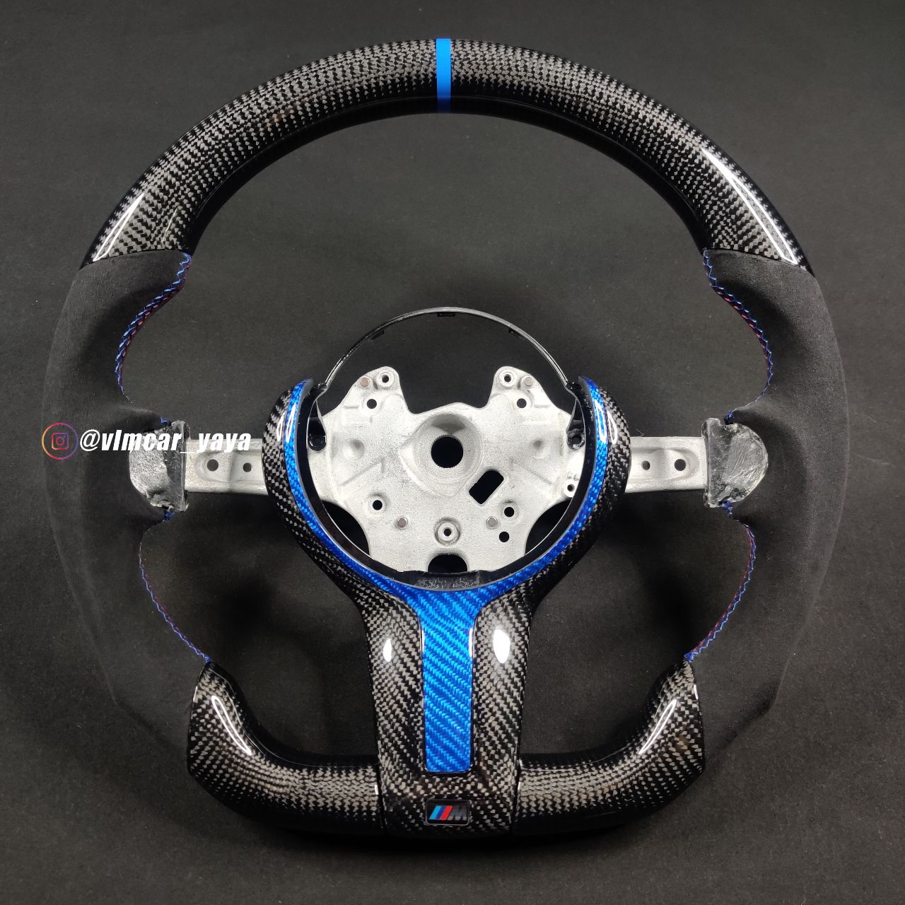 Private Custom Carbon Fiber Steering Wheel For BMW 3 / 4 Series 328M